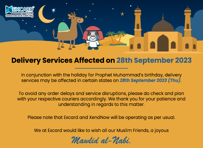 Delivery Service Affected on Prophet Muhammad's Birthday