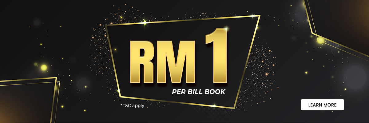 What can RM1 get you? A bill book!
