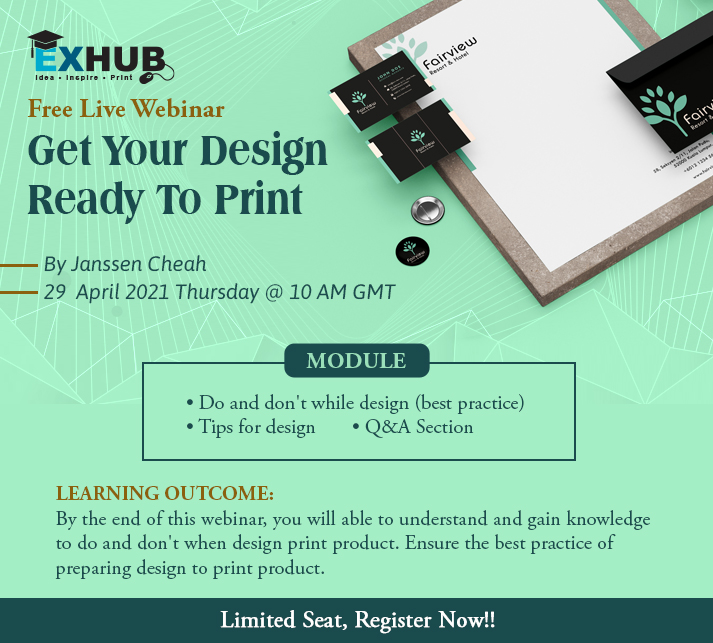 Free Live Webinar: Get Your Design Ready To Print