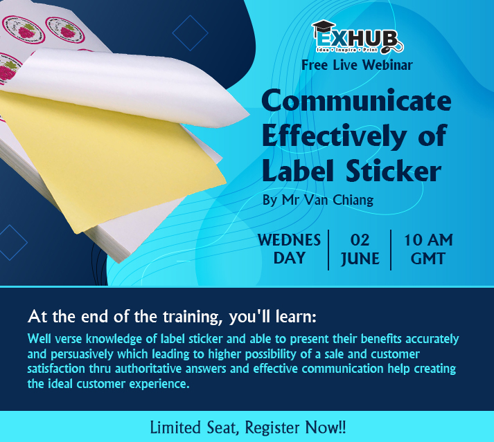 Free Live Webinar : Communicate Effectively of Label Sticker