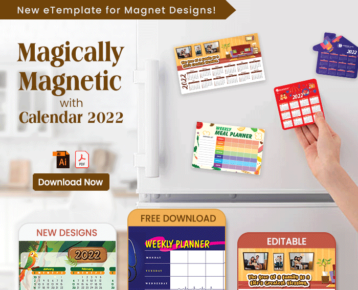New eTemplate for Magnet Designs! - Magically Magnetic with Calendar 2022
