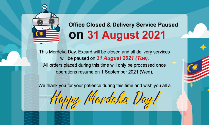 Office Closed & Delivery Service Paused on 31 August 2021