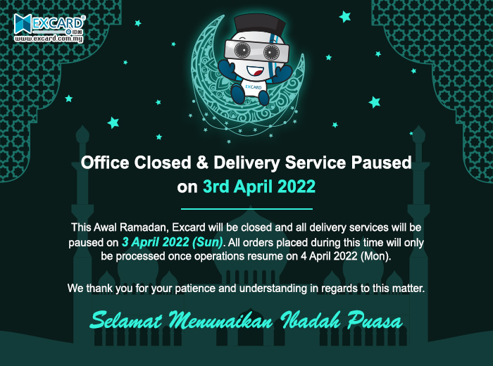 Office Closed & Delivery Service Paused on Awal Ramadhan