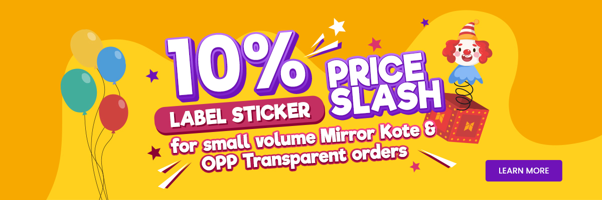 It's Not a Joke! Price Slash on Label Stickers! - Excard
