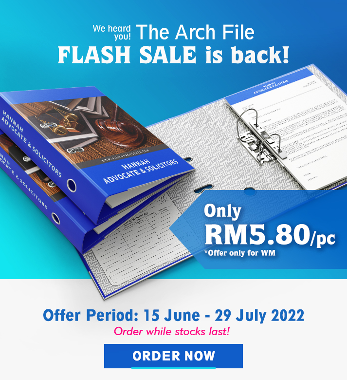 We heard you! The Arch File Flash Sale is back!