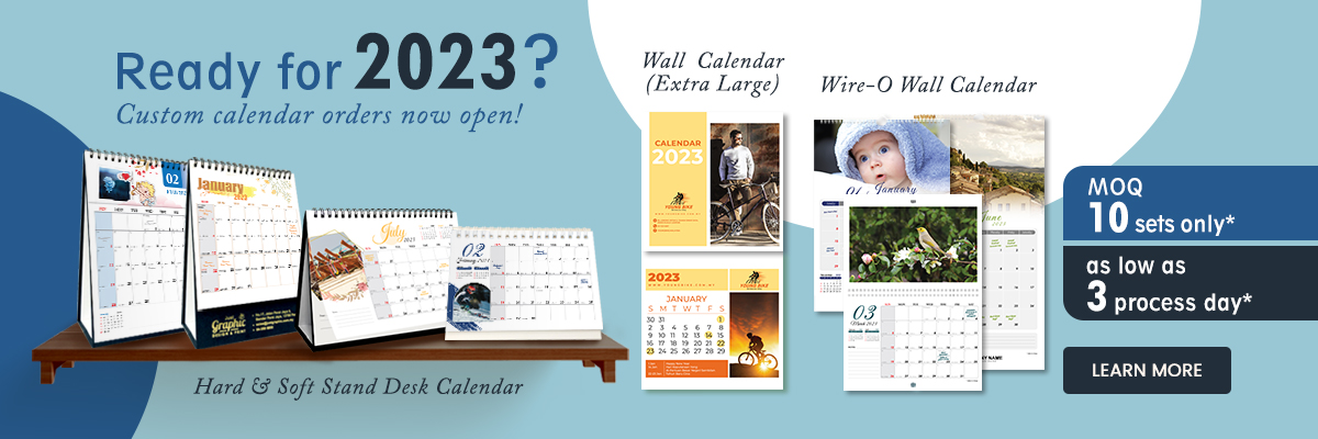 Are you ready for 2023? Create a custom calendar design of your own!