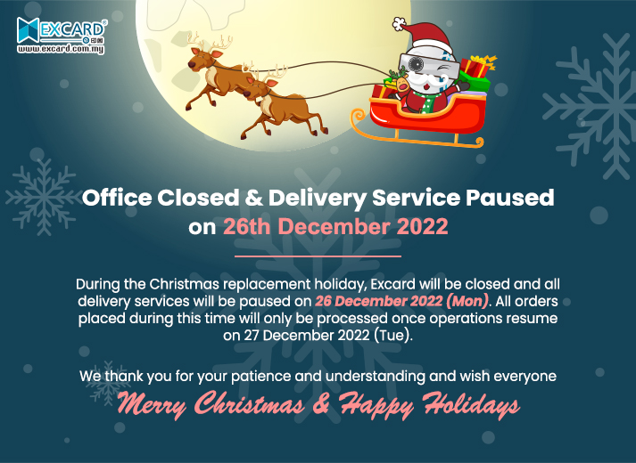 Office Closed & Delivery Service Paused on Christmas Day