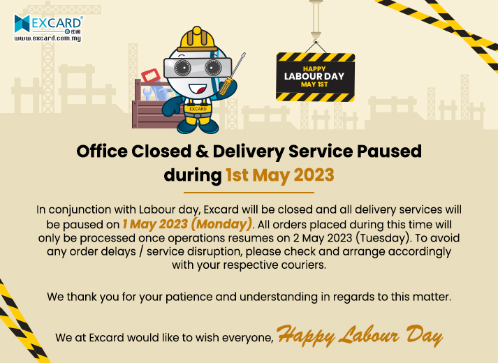 Office Closed & Delivery Service Paused during Labour Day