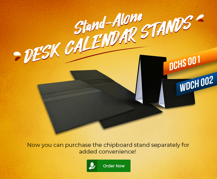 Stand-Alone Desk Calendar Stands