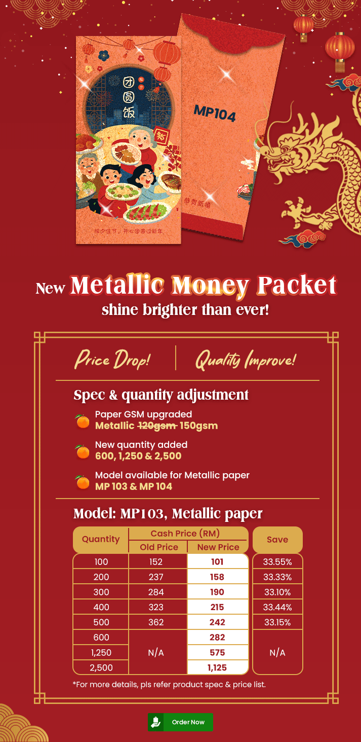 New METALLIC Money Packet shine brighter than ever gif