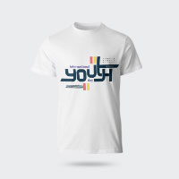 A round neck dtf shirts for youth event in white.