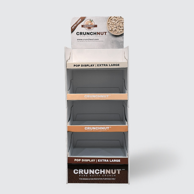 An extra large size foldable pop display in trade shows or exhibitions.