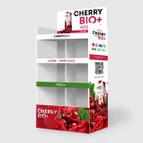 A extra large size POP display which contains seven spaces to put products for sales.