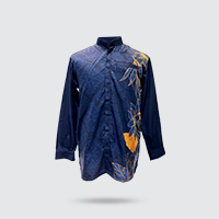 Modern corporate shirt featuring a sleek mandarin collar and clean design, offering a contemporary alternative to traditional collared shirts.